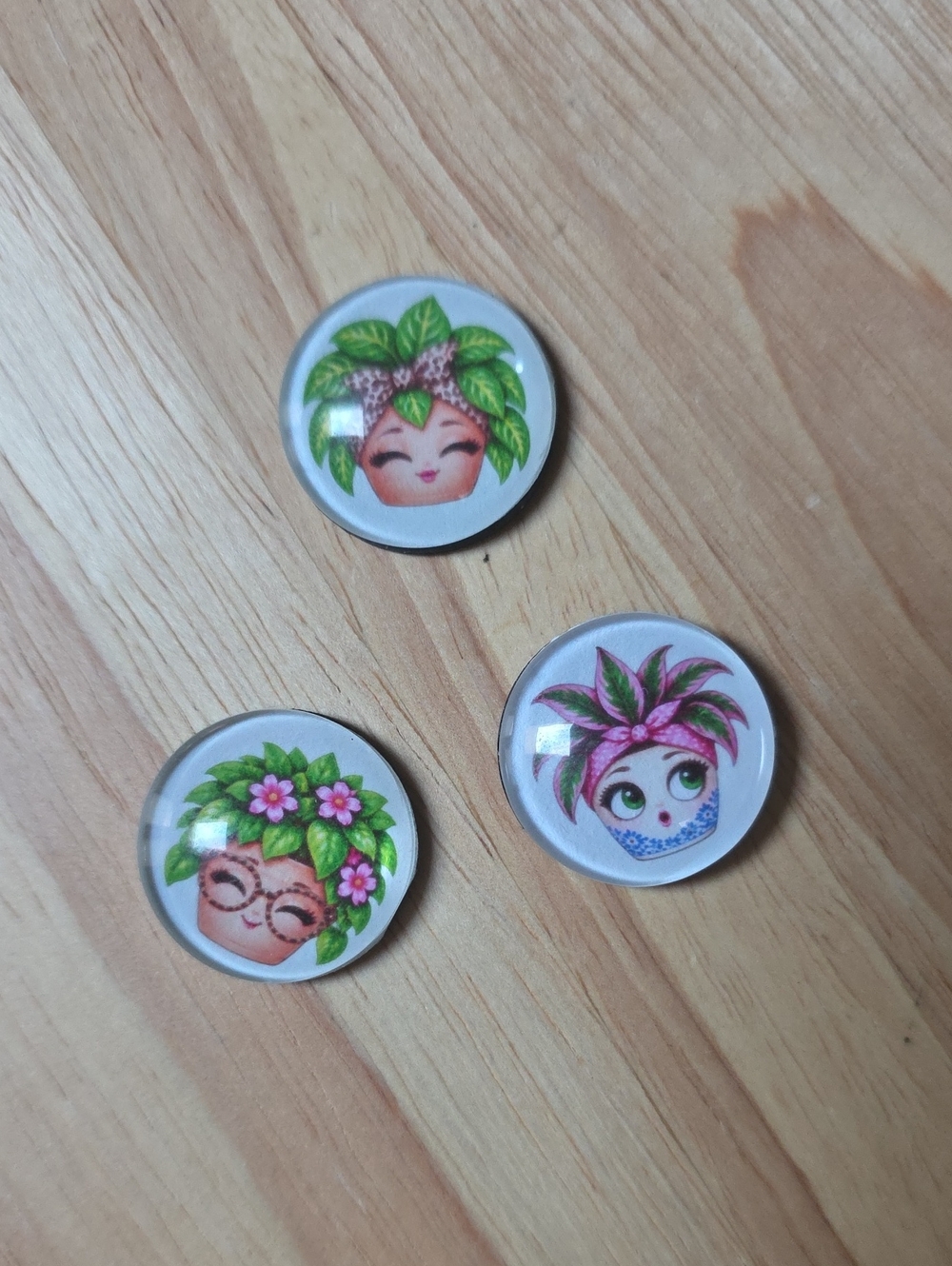Plant Lover Magnets, Choose Any 3 Cute Magnets, Plant Mom Gift